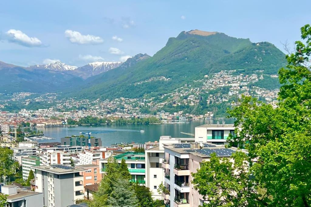 Panorama Suite In Lugano - Pazzallo Paradiso Exterior photo